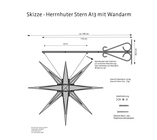 Wandarm A13