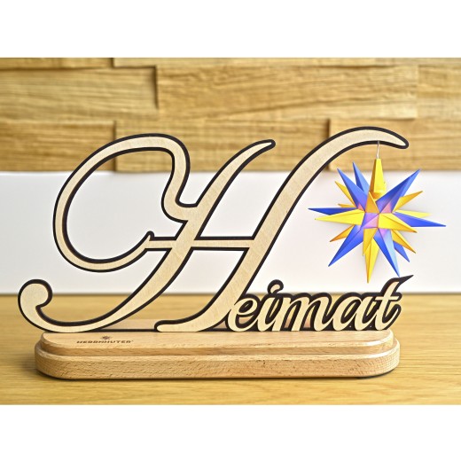 Holzdesign Heimat-Schriftzug