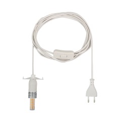 Kabel für Innensterne - mit LED, 4m, warmweiß